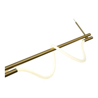 SL6118.303.03 Светильник подвесной ST-Luce Латунь/Латунь LED 2+1*3+11W 4000K MARLOW-foto3