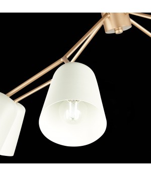 SLE155902-08 Люстра потолочная Золотистый/Белый E14 8*40W MARIO-foto8