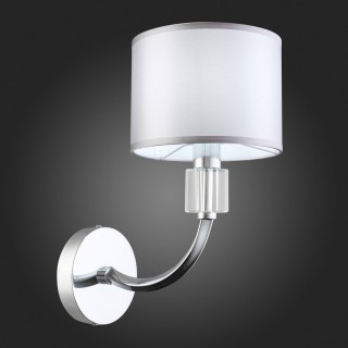 SLE107201-01 Светильник настенный Хром/Светло-серый E14 1*40W SNERE-foto7