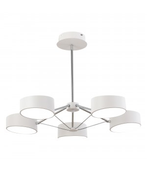 SLE6005-502-05 Светильник потолочный Белый/Белый LED 5*10W VALLE-foto3