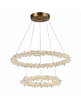 SL6105.203.02 Люстра подвесная ST-Luce Золотистый/Прозрачный LED 1*80W 3000 - 6500K Lucchero-foto3