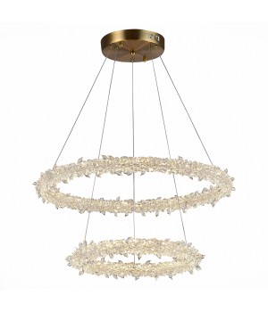 SL6105.203.02 Люстра подвесная ST-Luce Золотистый/Прозрачный LED 1*80W 3000 - 6500K Lucchero-foto3