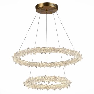 SL6105.203.02 Люстра подвесная ST-Luce Золотистый/Прозрачный LED 1*80W 3000 - 6500K Lucchero-foto3