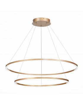 ST605.203.91 Cветильник подвесной  SMART ST-Luce Золотистый/Белый LED 1*91W 2800-6500K Подвесные светильники