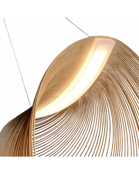 SL6900.503.32 Светильник подвесной ST-Luce Белый/Древесный LED 1*32W 4000K FOSSIL-foto3