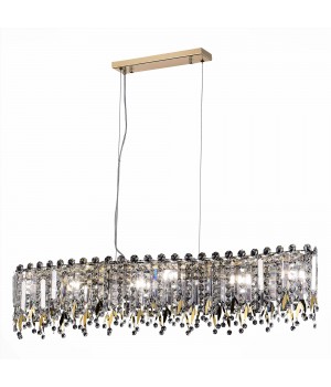 SL1655.213.06 Люстра подвесная ST-Luce Золотистый/Прозрачный E14 6*40W DESIO-foto3