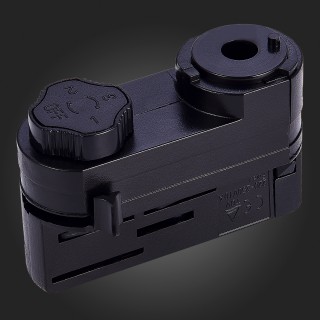 ST030.409.20 Адаптер питания для трехфазного шинопровода ST-Luce Черный Трехфазная трековая система-foto3