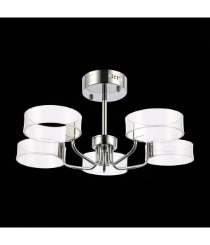 SLE283102-05 Люстра потолочная Хром/Белый LED 5*8W 3000K SOLLA-foto5