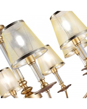 SLE1115-203-08 Люстра подвесная розовое золото/Розовое золото E14 8*60W VINCI-foto3