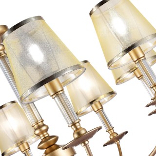 SLE1115-203-08 Люстра подвесная розовое золото/Розовое золото E14 8*60W VINCI-foto3