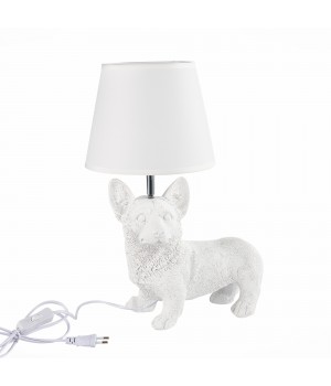 SLE115204-01 Прикроватная лампа Белый, Хром/Белый E27 1*40W NARNI-foto2