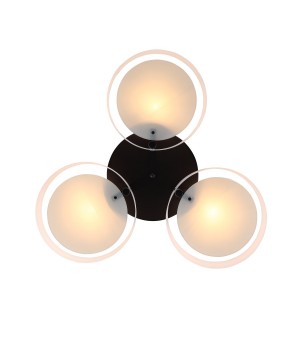 SL483.402.03 Люстра потолочная Черный/Белый E27 3*60W FORESTA-foto10