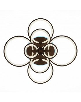 SLE200372-08RGB Светильник потолочный Кофейный/Белый LED 1*256W RGB 15W 3000-6000K LETO-foto5