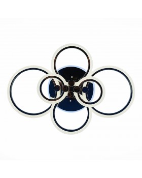 SLE500512-06RGB Светильник потолочный Хром/Белый LED 1*132W RGB 8W 3000-6000K CERINA-foto5