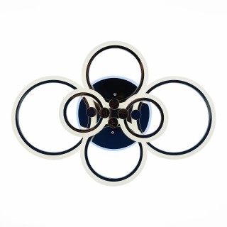 SLE500512-06RGB Светильник потолочный Хром/Белый LED 1*132W RGB 8W 3000-6000K CERINA-foto5