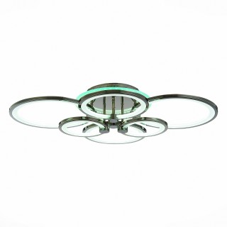 SLE200382-06RGB Светильник потолочный Темный хром/Белый LED 1*168W RGB 8W 3000-6000K LETO-foto3