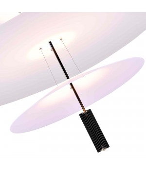 SL6101.423.01 Люстра подвесная ST-Luce Черный/Белый LED 1*15W 3000K Isola-foto4