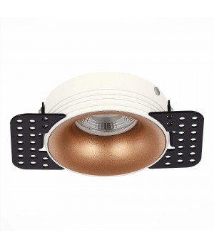 ST218.528.01 Св-к встр. Белый GU10 1*50W IP20 D85xH30 165-265V Без ламп Встраиваемые светильники-foto2