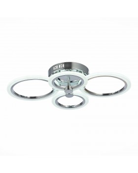 SLE500512-04 Светильник потолочный Хром/Белый LED 1*72W 3000-6000K CERINA-foto3