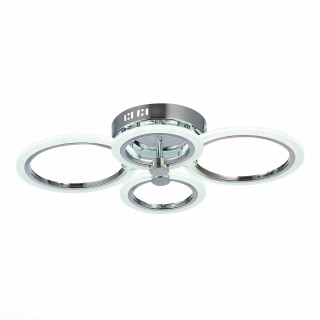 SLE500512-04 Светильник потолочный Хром/Белый LED 1*72W 3000-6000K CERINA-foto3