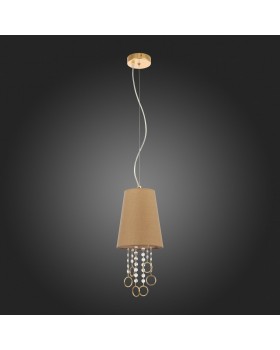 SL1138.203.01 Подвес Французское золото/Бежевый, Прозрачный E14 1*40W MEDDO-foto8
