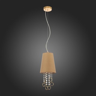 SL1138.203.01 Подвес Французское золото/Бежевый, Прозрачный E14 1*40W MEDDO-foto8