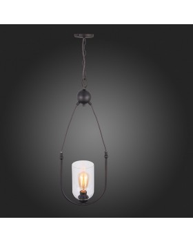 SL333.303.01 Люстра подвесная ST-Luce Коричневая бронза/Прозрачный E27 1*60W CODITA-foto3