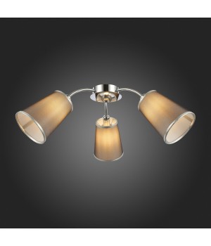 SLE103002-03 Люстра потолочная Хром/Черный E14 3*40W MALEONTE-foto12