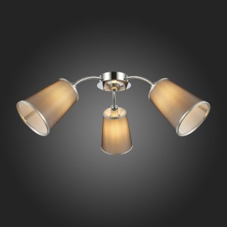 SLE103002-03 Люстра потолочная Хром/Черный E14 3*40W MALEONTE-foto12