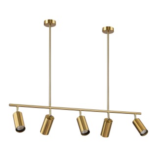 SL1206.303.05 Светильник подвесной ST-Luce Латунь/Латунь GU10 5*5W 4000K SORMANO-foto2