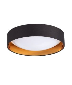 SLE201102-01 Светильник потолочный Черный, Золото/Белый LED 1*24W 4000K ORBIO-foto2