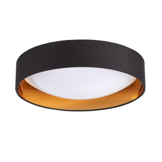 SLE201102-01 Светильник потолочный Черный, Золото/Белый LED 1*24W 4000K ORBIO-foto2