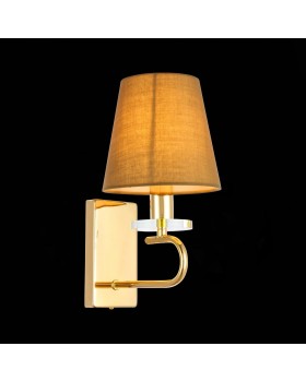 SL1139.201.01 Бра Французское золото/Бежевый E14 1*40W ESCALLA-foto4