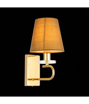 SL1139.201.01 Бра Французское золото/Бежевый E14 1*40W ESCALLA-foto4