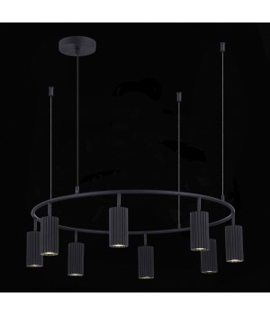 SL1213.403.08 Светильник подвесной ST-Luce Черный/Черный GU10 8*5W 4000K KENDO-foto4