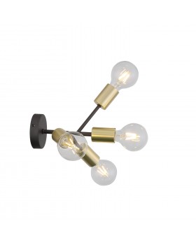 SL437.401.04 Бра ST-Luce Золотистый,Черный E27 4*60W FOGLIONE-foto2