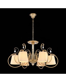 SL177.203.06 Люстра подвесная, потолочная Золотистый/Белый E14 6*40W AZZURRO-foto9