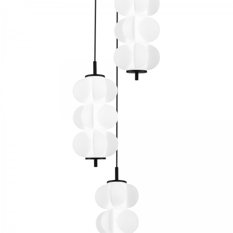 SL6121.403.03 Светильник подвесной ST-Luce Черный/Белый LED 3*8W 3000K TALISMAN