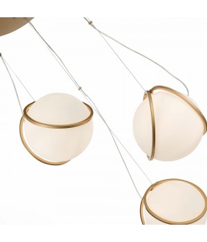 SL1181.353.03 Светильник подвесной ST-Luce Латунь/Латунь, Белый E27 3*40W Acerra-foto3