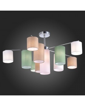 SLE300602-11 Люстра потолочная Хром/Белый, Бежевый, Зеленый E14 11*40W ESSENZA-foto5