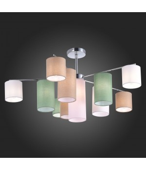 SLE300602-11 Люстра потолочная Хром/Белый, Бежевый, Зеленый E14 11*40W ESSENZA-foto5