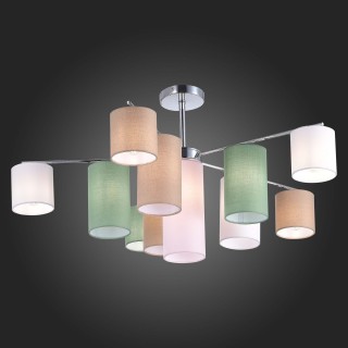 SLE300602-11 Люстра потолочная Хром/Белый, Бежевый, Зеленый E14 11*40W ESSENZA-foto5