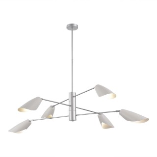 SLE1254-103-06 Светильник подвесной Серебристый/Белый E14 6*60W ALTON-foto2