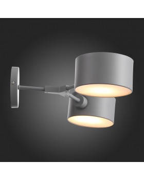 SLE183701-02 Светильник настенный Серый/Серый E14 2*60W GIMENTO-foto8