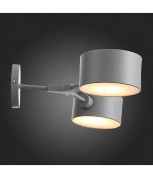 SLE183701-02 Светильник настенный Серый/Серый E14 2*60W GIMENTO-foto8
