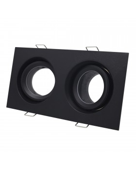 ST255.428.02 Св-к встр. Черный GU10 2*50W IP65 L180xW90xH40 220V Без ламп Встраиваемые светильники-foto3