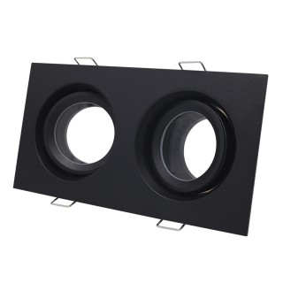 ST255.428.02 Св-к встр. Черный GU10 2*50W  IP65 L180xW90xH40 220V Без ламп Встраиваемые светильники-foto3