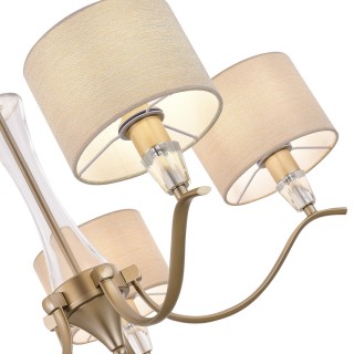 SLE1126-203-05 Светильник подвесной Шампань/Бежевый E14 5*40W CASSIA-foto3