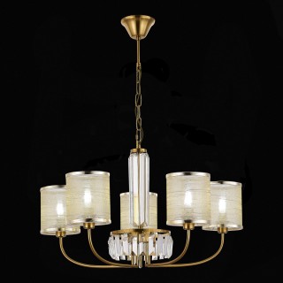 SLE1119-303-05 Светильник подвесной Латунь/Шампань E14 5*40W ELLISSE-foto4