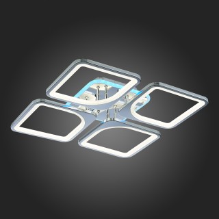 SLE500412-04RGB Светильник потолочный Хром/Белый LED 1*136W RGB 8W 3000-6000K VALIA-foto7